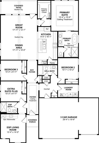 The Pasadena ESP floor plan by K. Hovnanian Homes. 1st Floor Shown. *Prices, plans, dimensions, features, specifications, materials, and availability of homes or communities are subject to change without notice or obligation. The Pasadena ESP floor plan by K. Hovnanian Homes. 1st Floor Shown. *Prices, plans, dimensions, features, specifications, materials, and availability of homes or communities are subject to change without notice or obligation.
