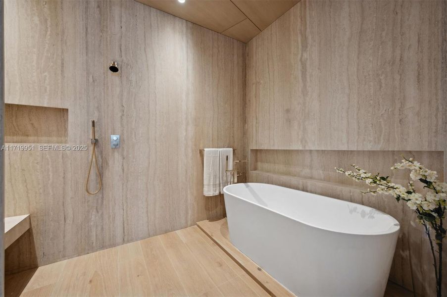 Close-up of interior finishes inside a home in , Miami Beach (Image 18).