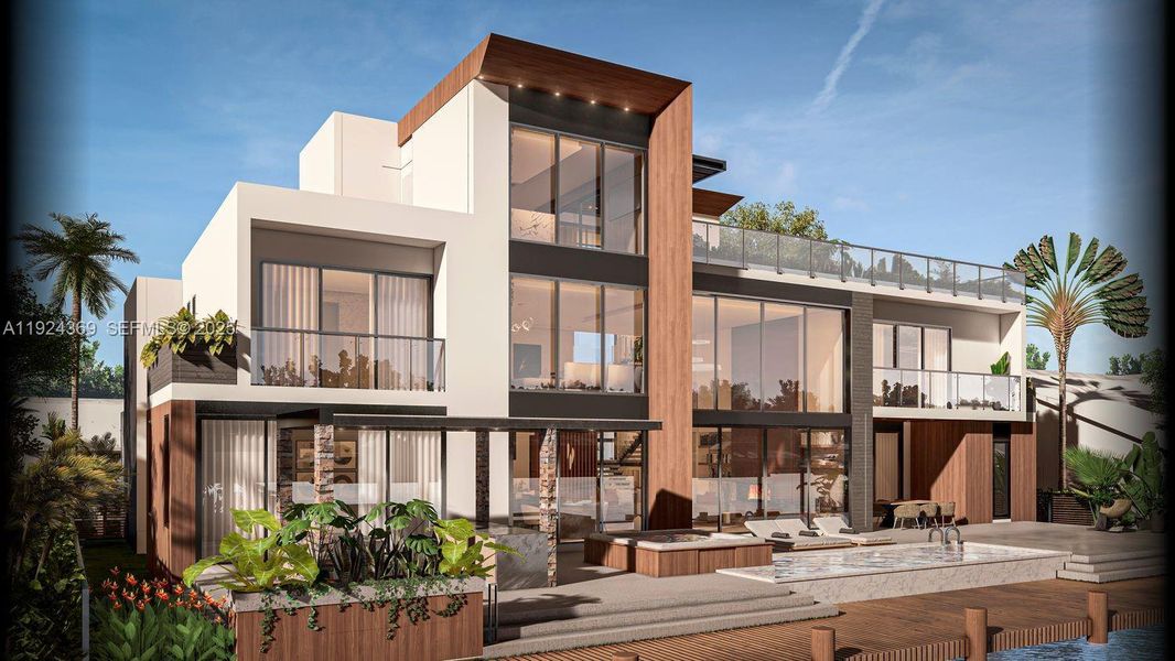 Exterior details and patio area of a home in , Fort Lauderdale (Image 4). Exterior details and patio area of a home in , Fort Lauderdale (Image 4).