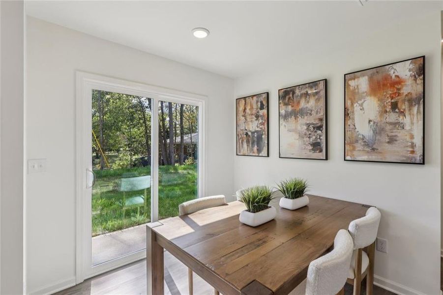 Furnished interior view inside a new home in , Macon (Image 5).