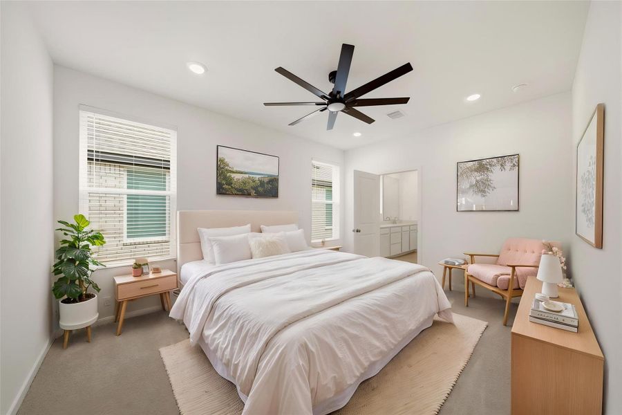 Furnished interior view inside a new home in Binford Creek, Waller (Image 6).