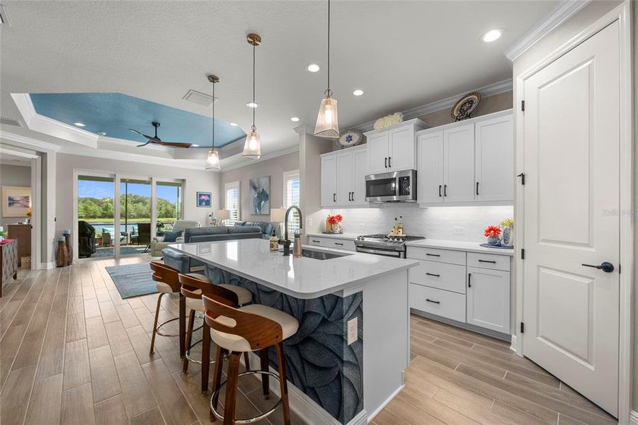 Furnished interior view inside a new home in , Sarasota (Image 13).