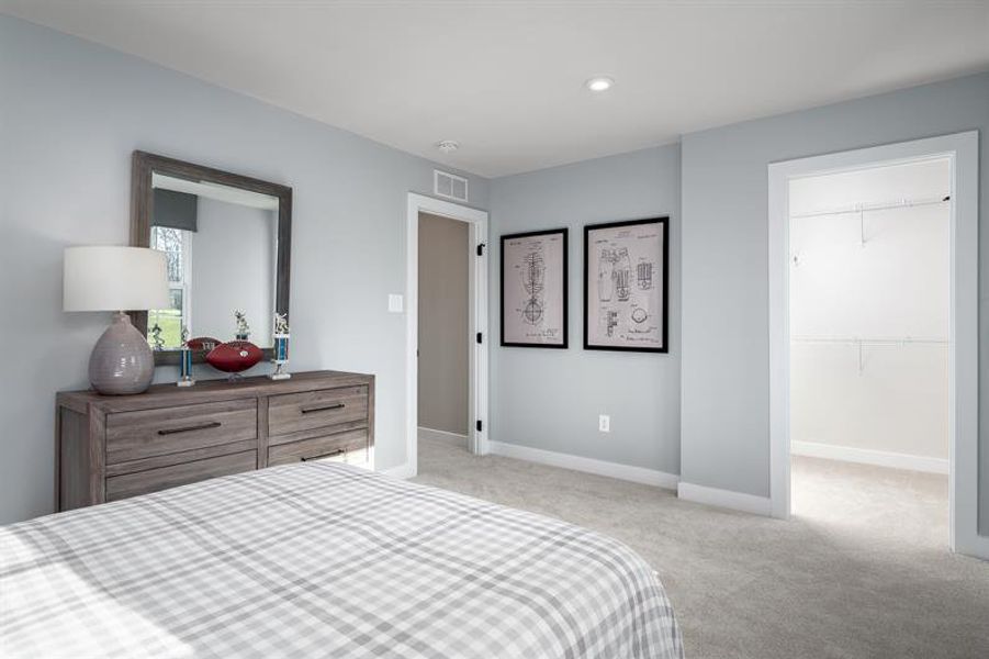 Representative furnished interior of a home built from the Greenwood by Ryan Homes in Windsor Estates, Walhalla (Image 17).