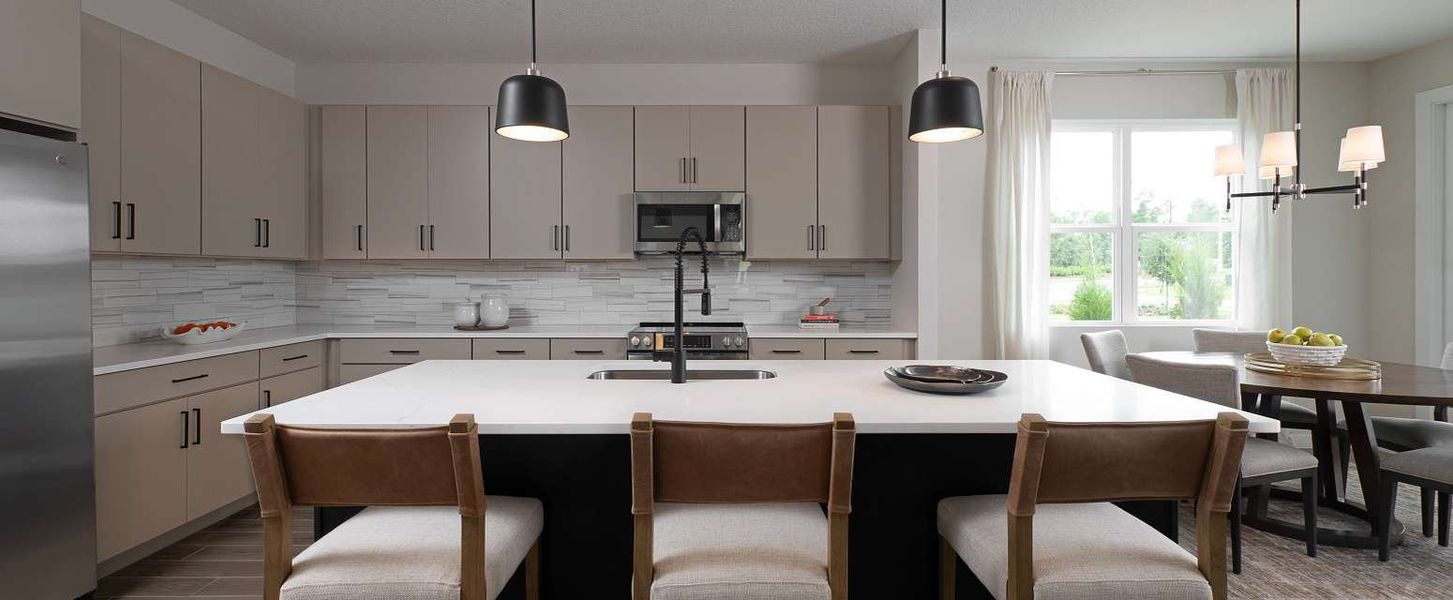 Representative furnished interior of a home built from the Taborfield by Ashton Woods in Ellington Classical, St. Cloud (Image 6).