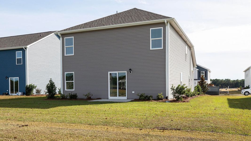 Representative exterior details of a home built from the Wren by D.R. Horton in Sidbury Station, Castle Hayne (Image 3).