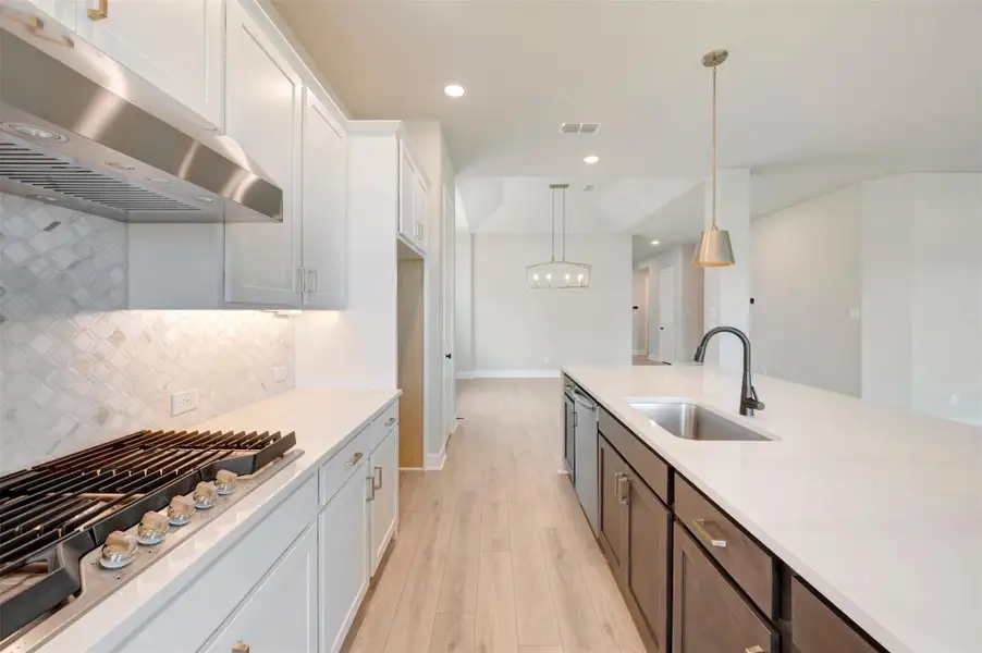 Furnished interior view inside a new home in Brookewater - Ascent Collection, Rosenberg (Image 12).