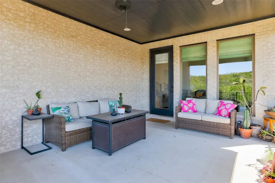 Wonderful and spacious covered back patio