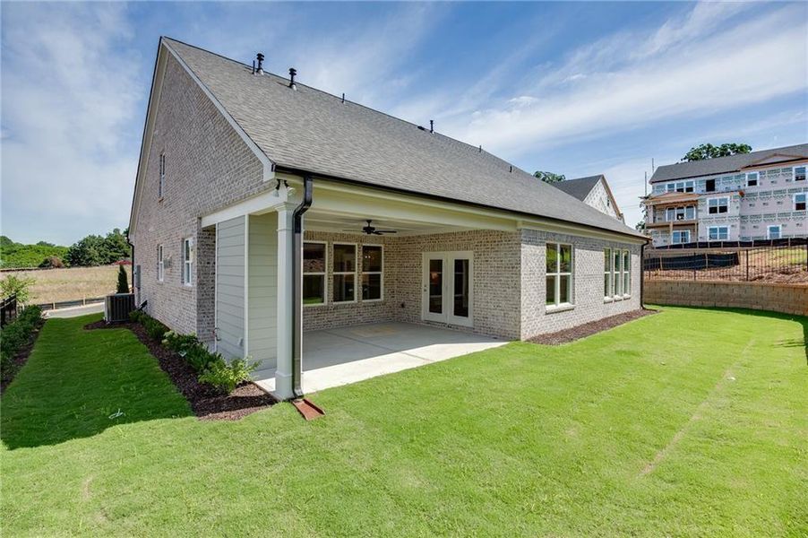 Exterior details and patio area of a home in , Buford (Image 26). Exterior details and patio area of a home in , Buford (Image 26).