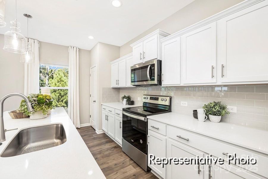 Furnished interior view inside a new home in Morgan Hills, Albemarle (Image 8).