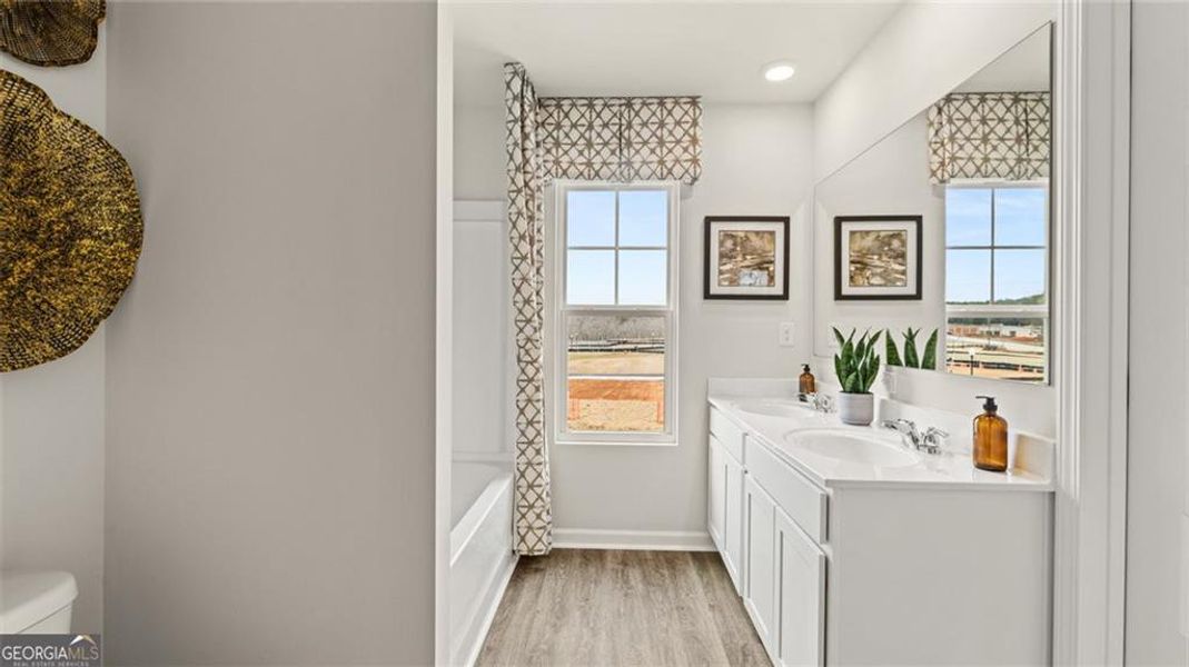 Furnished interior view inside a new home in Echo Glen, Stockbridge (Image 10).