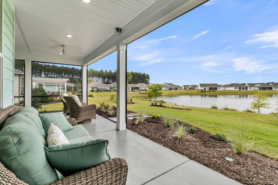Exterior details and patio area of a home in , Summerville (Image 32).