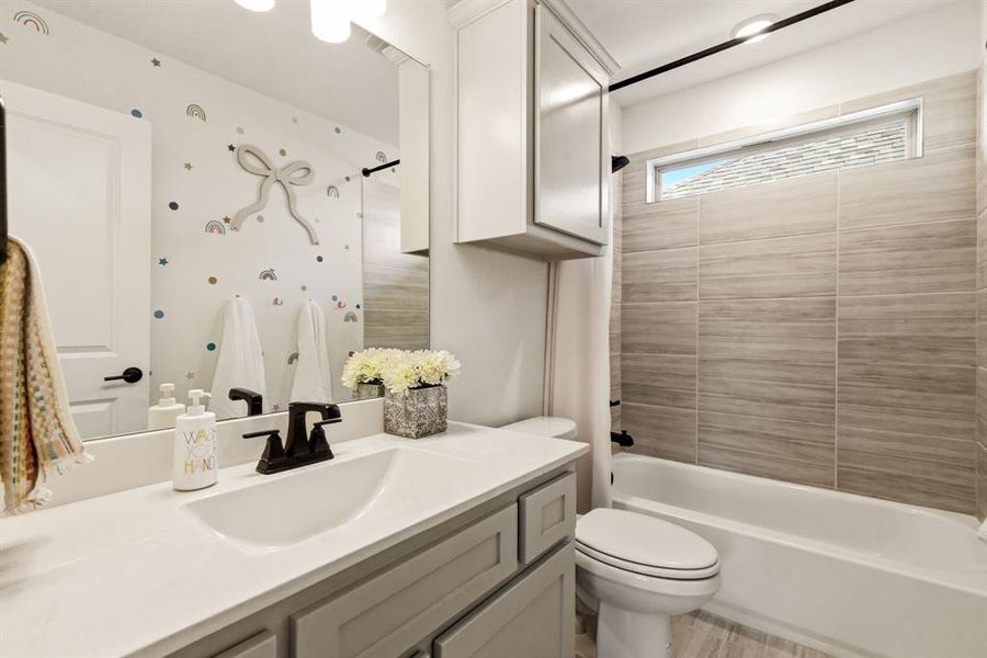 Furnished interior view inside a new home in The Villages of Hurricane Creek, Anna (Image 15).