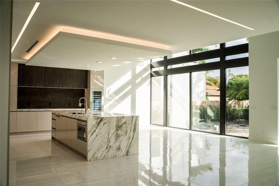 Furnished interior view inside a new home in , Fort Lauderdale (Image 8). Furnished interior view inside a new home in , Fort Lauderdale (Image 8).