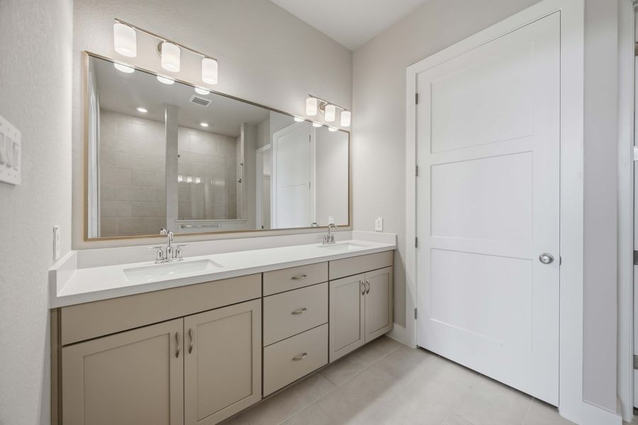 Furnished interior view inside a new home in Elyson, Katy (Image 8).