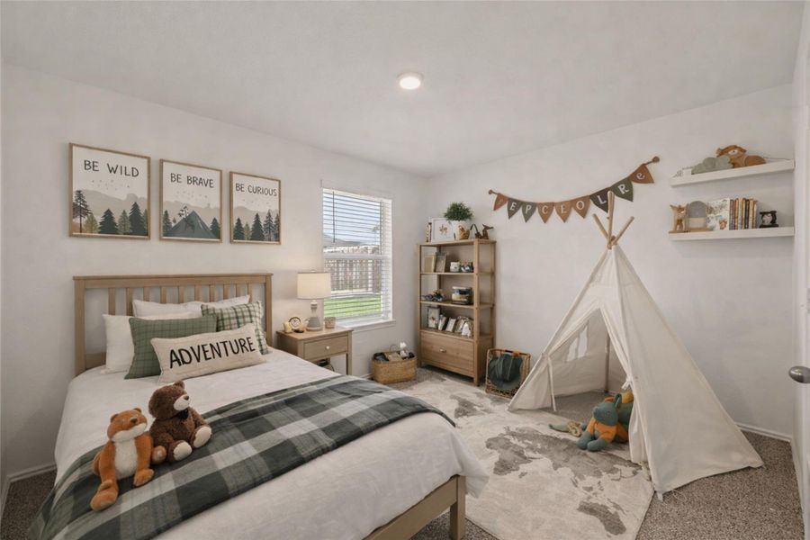 This image is virtually enhanced to help visualize the space.