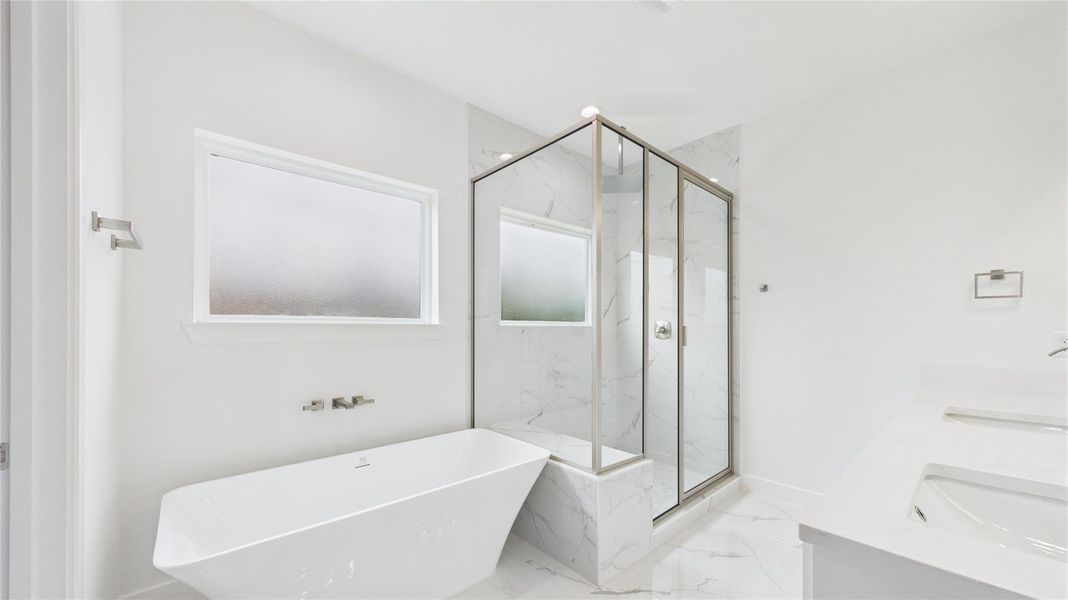 Furnished interior view inside a new home in Skyline Homes at Lozier, Houston (Image 9).