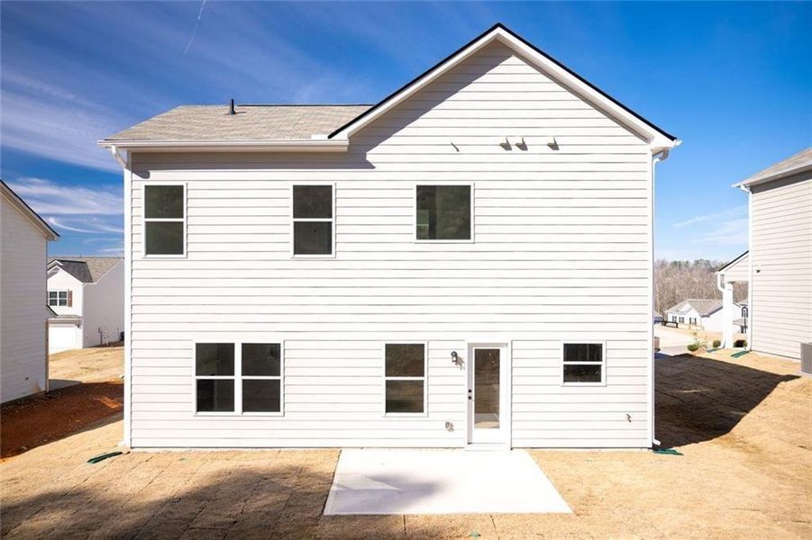 Exterior details and patio area of a home in Varnell Preserve, Dalton (Image 3). Exterior details and patio area of a home in Varnell Preserve, Dalton (Image 3).