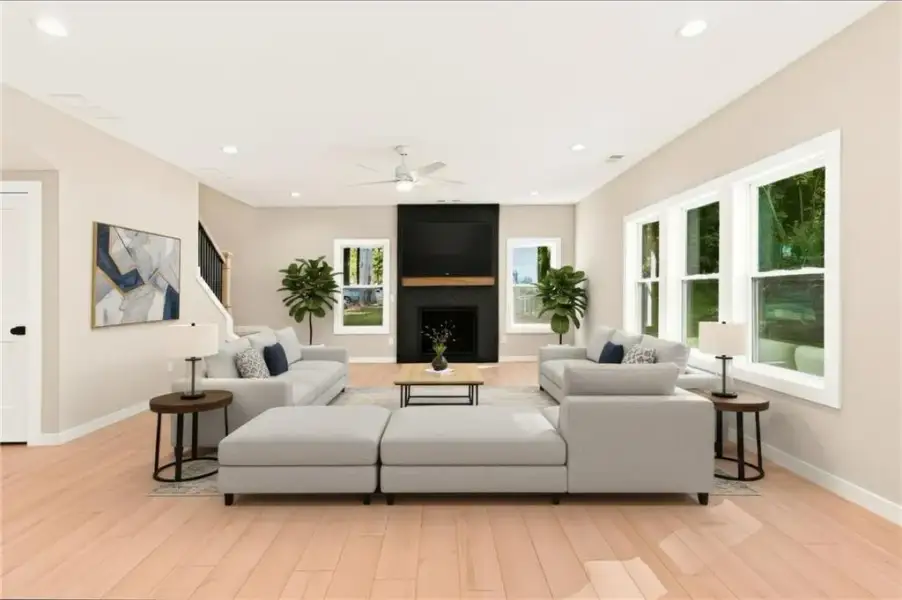 Furnished interior view inside a new home in , Austell (Image 17). Furnished interior view inside a new home in , Austell (Image 17).