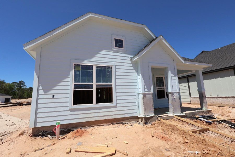 In-progress construction of a new home in Two Step Farm - Landmark Row Collection, Montgomery, TX (Image 4).