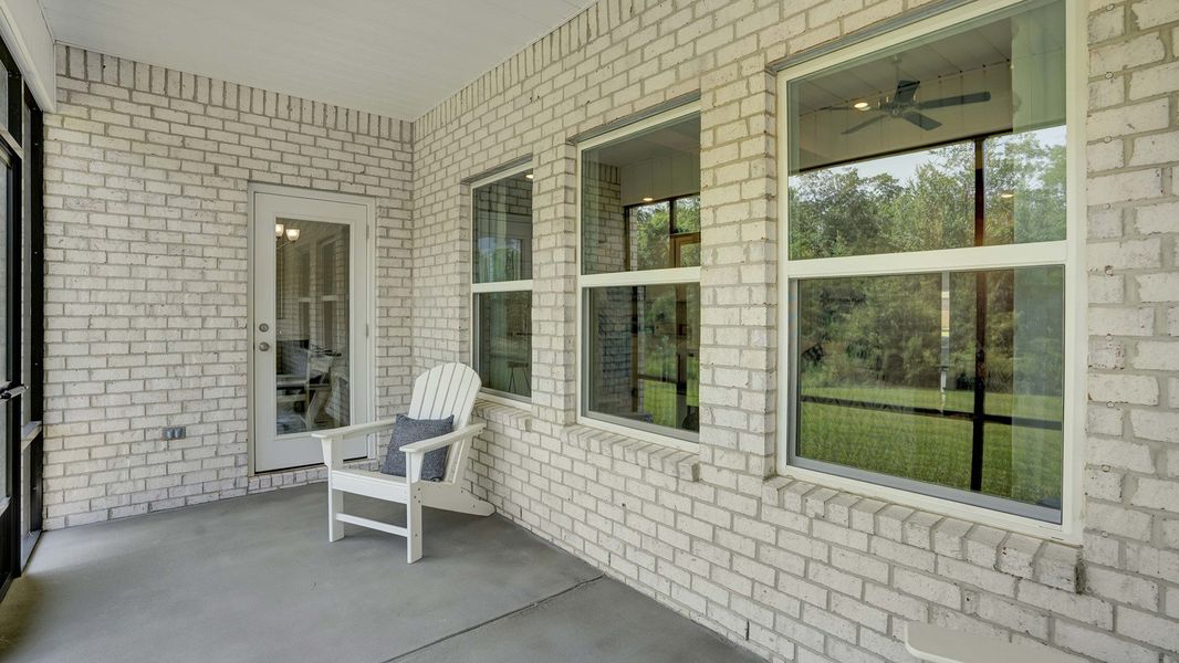 Representative exterior details of a home built from the Jasmine by D.R. Horton in Palm Ridge, Guyton (Image 4). Representative exterior details of a home built from the Jasmine by D.R. Horton in Palm Ridge, Guyton (Image 4).