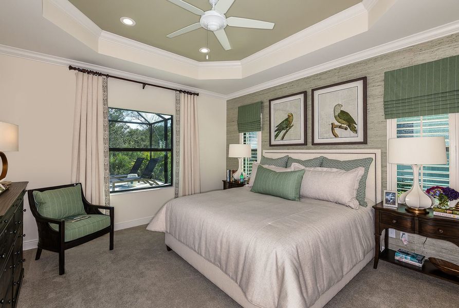 Representative furnished interior of a home built from the Starlight 2 by Neal Communities in Verandah, Fort Myers (Image 7).