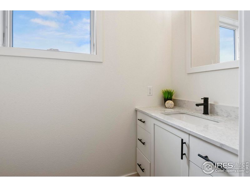 Main floor powder room