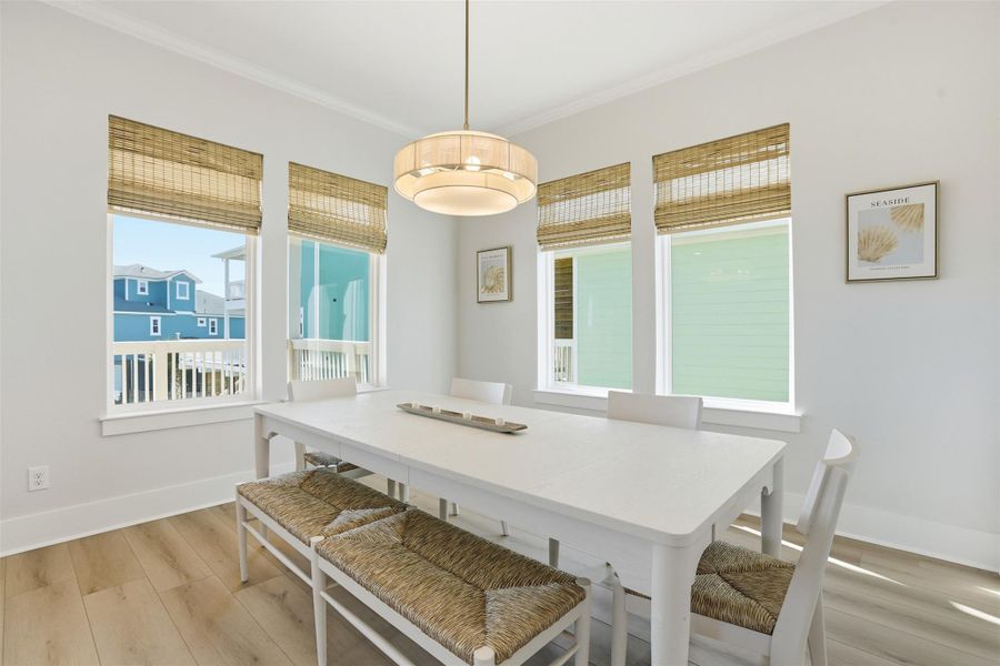 Furnished interior view inside a new home in , Galveston (Image 32).