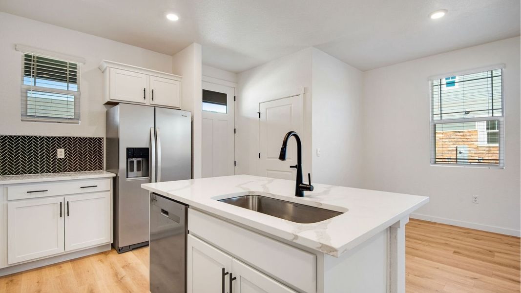 Furnished interior view inside a new home in Horizon Uptown, Aurora (Image 5).