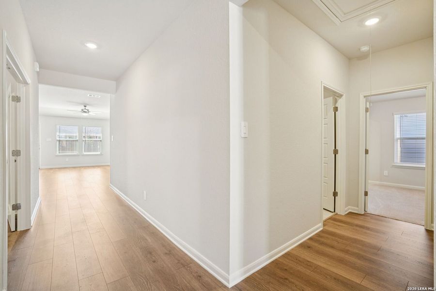 Spacious, unfurnished interior of a new home in Estancia Ranch - Classic Series, San Antonio (Image 40).