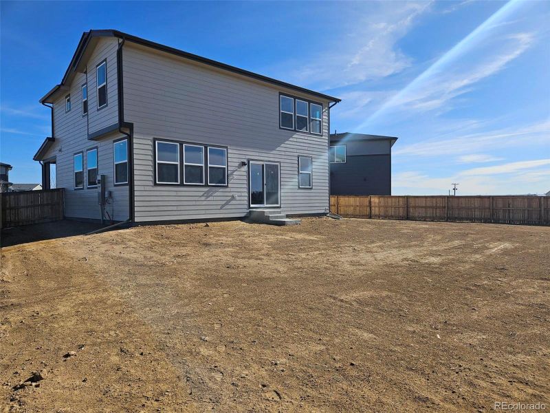 Exterior details and patio area of a home in , Brighton (Image 2). Exterior details and patio area of a home in , Brighton (Image 2).