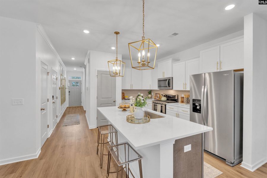 Furnished interior view inside a new home in Boykin Hills, Chapin (Image 7).