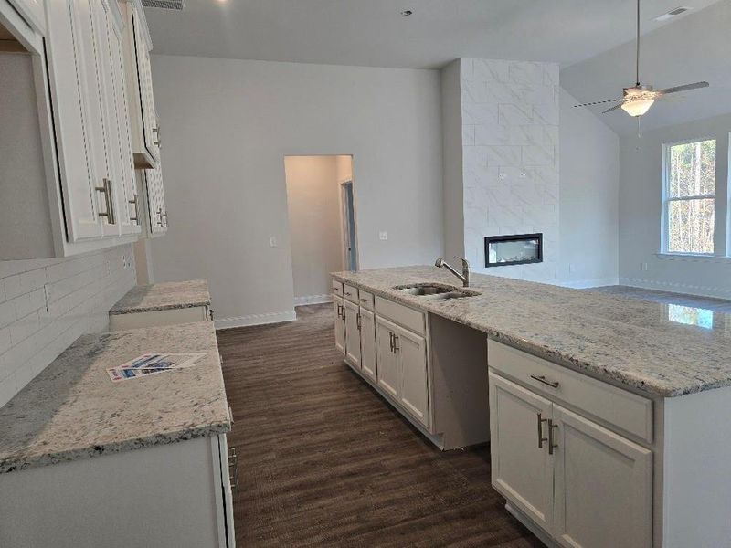 Furnished interior view inside a new home in Waters Edge, Mansfield (Image 7).