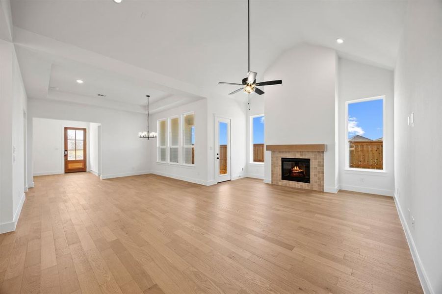 Spacious, unfurnished interior of a new home in The Heights at Uptown Celina, Celina (Image 22).