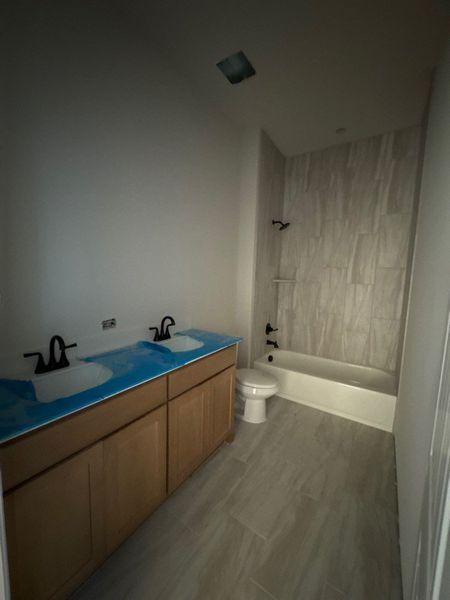 In-progress construction of a new home in Terra Escalante, Blue Ridge, TX (Image 14).