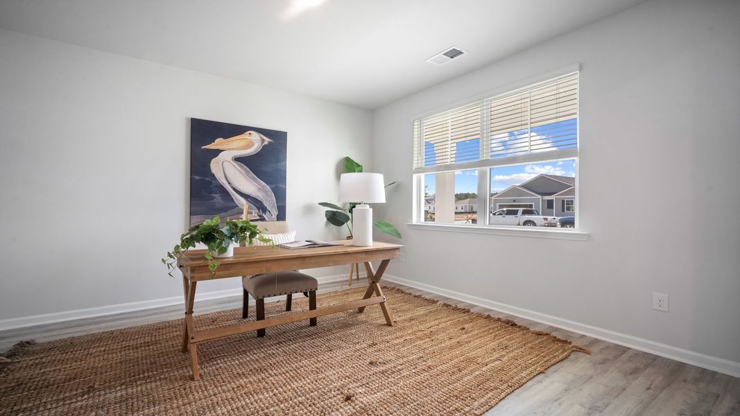 Furnished interior view inside a new home in The Retreat at East Argent, Ridgeland (Image 9).