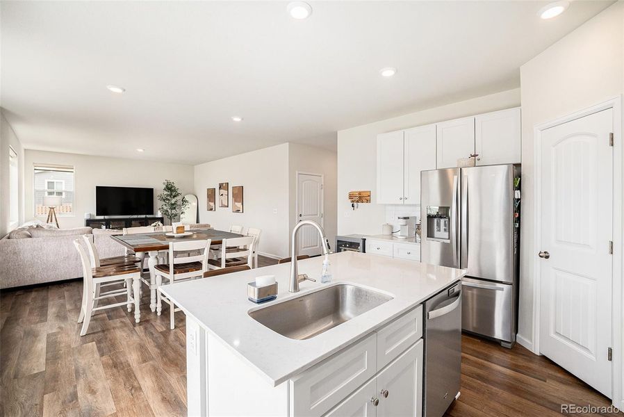 Furnished interior view inside a new home in , Commerce City (Image 8).