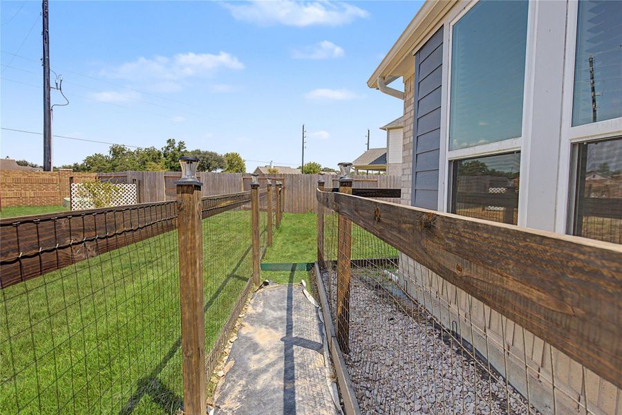 Exterior details and patio area of a home in , Tomball (Image 4). Exterior details and patio area of a home in , Tomball (Image 4).