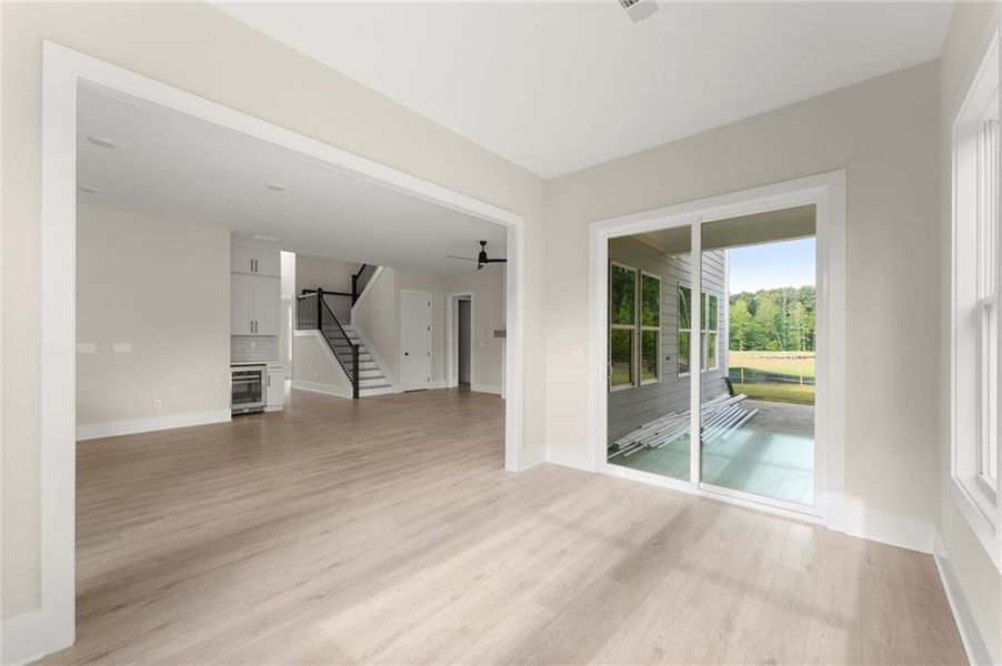 Spacious, unfurnished interior of a new home in Hillgrove Preserve, Powder Springs (Image 20). Spacious, unfurnished interior of a new home in Hillgrove Preserve, Powder Springs (Image 20).
