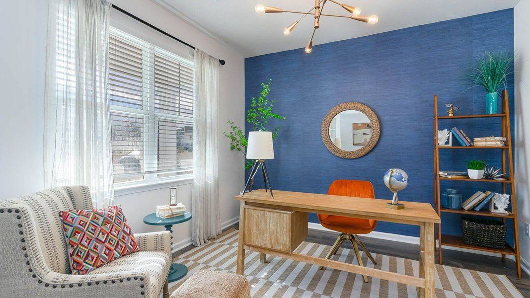 Furnished interior view inside a new home in Ridgefield, Conway (Image 12).