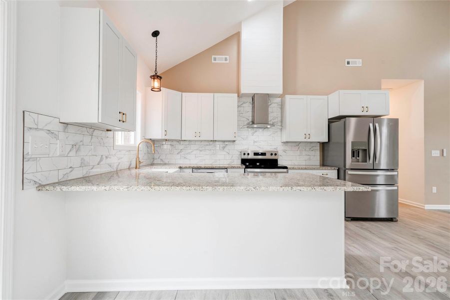 Furnished interior view inside a new home in , Shelby (Image 6). Furnished interior view inside a new home in , Shelby (Image 6).