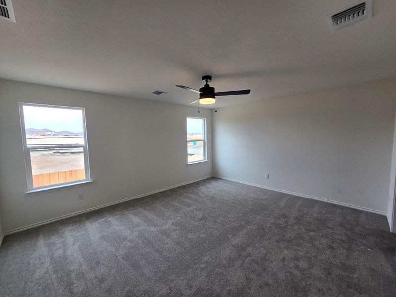 Spacious, unfurnished interior of a new home in Salerno - Heritage Collection, Round Rock (Image 8). Spacious, unfurnished interior of a new home in Salerno - Heritage Collection, Round Rock (Image 8).