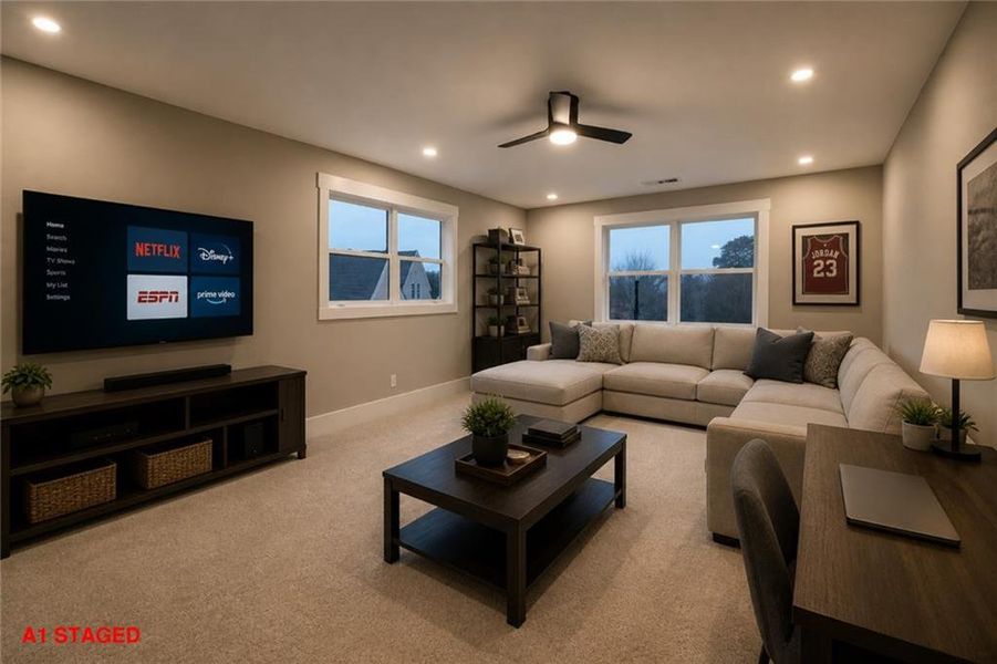 Furnished interior view inside a new home in , Marietta (Image 12).