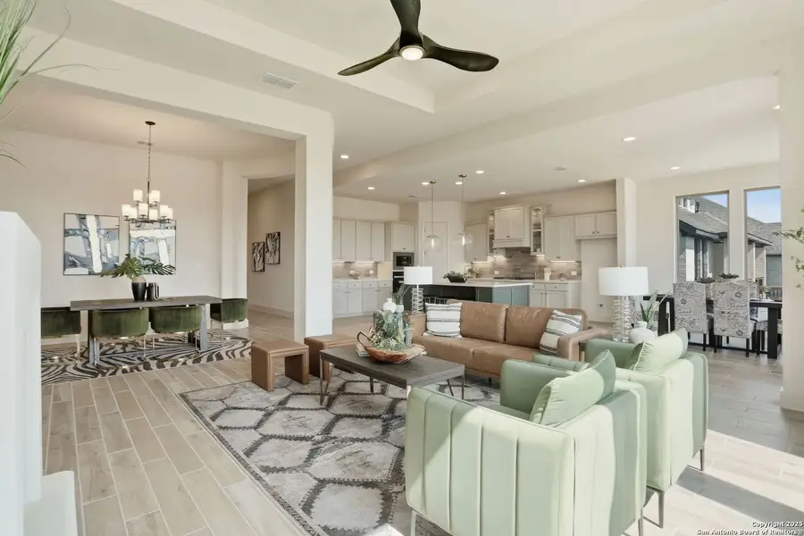 Furnished interior view inside a new home in Kinder Ranch 70's, San Antonio (Image 9).
