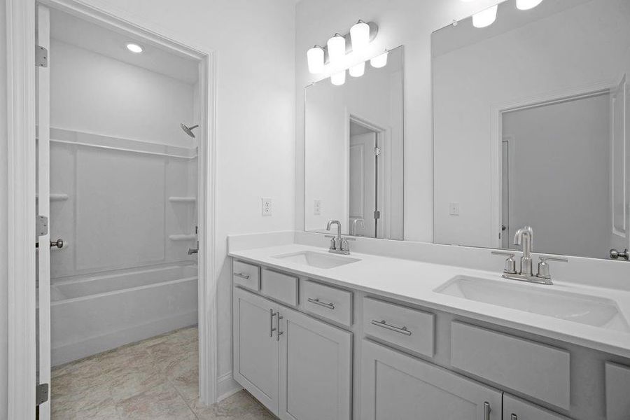 Furnished interior view inside a new home in Bailey Fence, Dacula (Image 13).