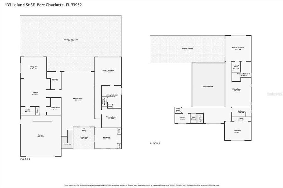 2D floor plan layout of this home in , Port Charlotte, FL (Image 4). 2D floor plan layout of this home in , Port Charlotte, FL (Image 4).
