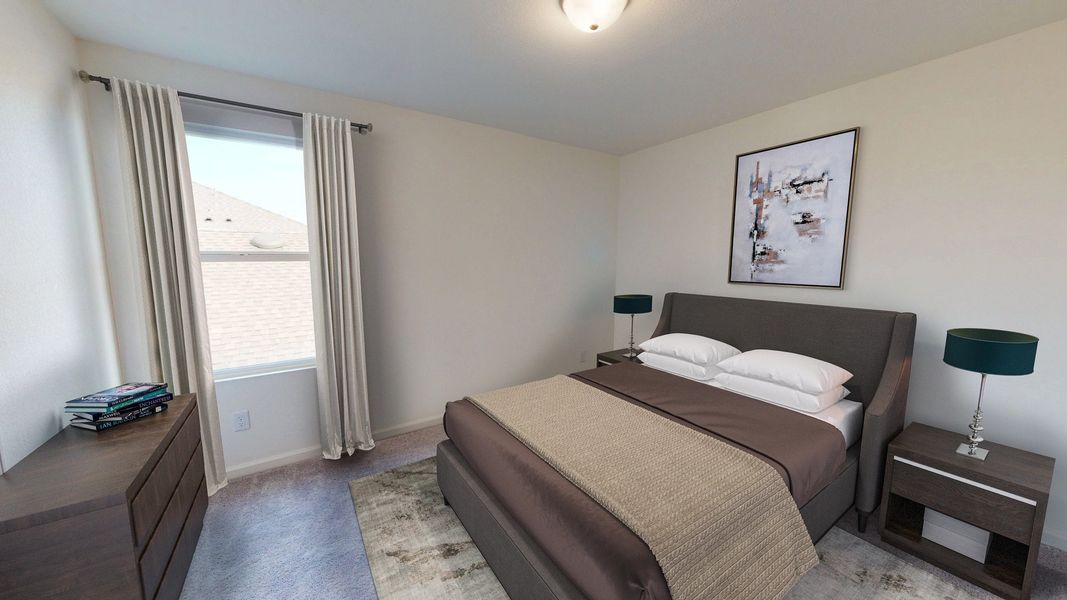 Representative furnished interior of a home built from the Pioneer by Starlight Homes in Sunrise at Arbor Ridge, La Vergne (Image 9).