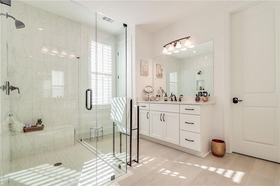 Furnished interior view inside a new home in , Hoschton (Image 5).