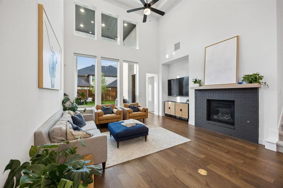 Furnished interior view inside a new home in Mosaic, Celina (Image 25). Furnished interior view inside a new home in Mosaic, Celina (Image 25).