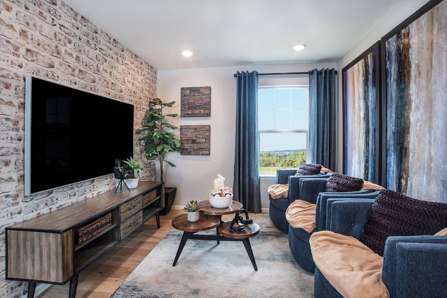 Representative furnished interior of a home built from the 1754 by KB Home in Turnberry Villas, Commerce City (Image 5). Representative furnished interior of a home built from the 1754 by KB Home in Turnberry Villas, Commerce City (Image 5).