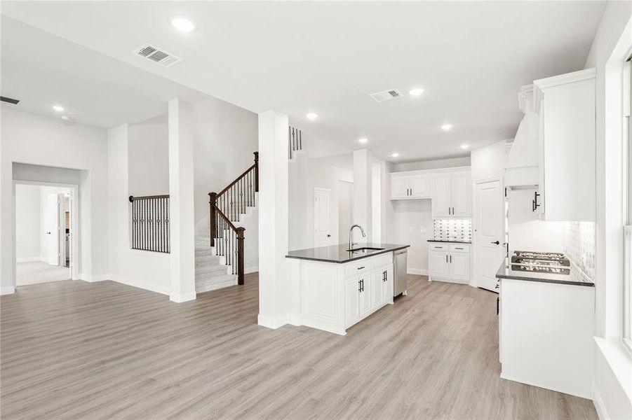 Furnished interior view inside a new home in Maplewood, Glenn Heights (Image 7). Furnished interior view inside a new home in Maplewood, Glenn Heights (Image 7).